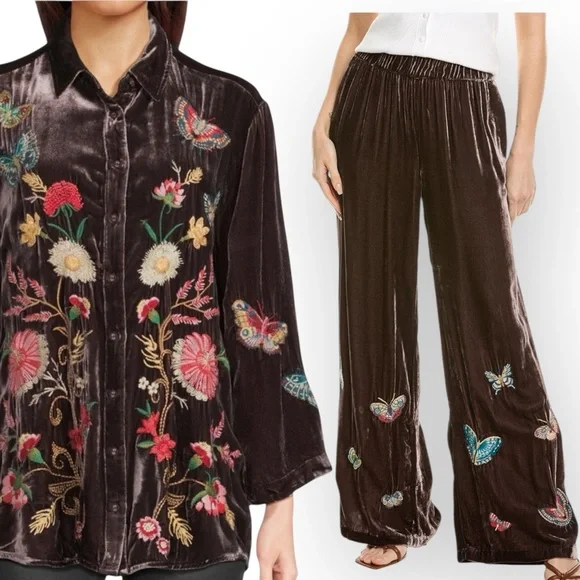 Johnny Was | Tops | Johnny Was Set Floral Butterfly  display picture 1